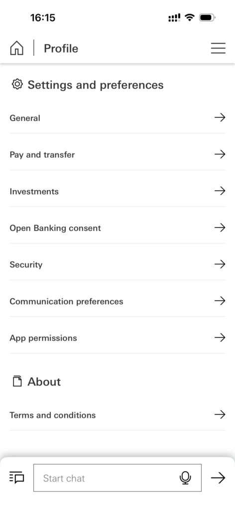 Start chatにコメントを入力